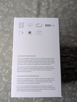 Chytrá ponožka Owlet Dream Sock - 2