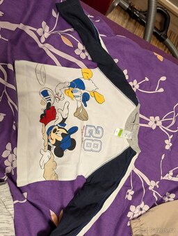 Tricko Mickey mouse 80 a blesk mc queen 2-3 roky - 2