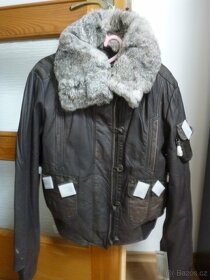Nová dámská dívčí kožená bunda - 2