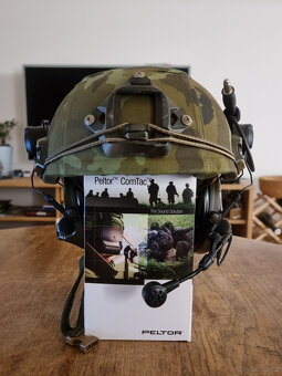 3M Peltor ComTac XPI/V headset ARC + balistická přilba FAST - 2