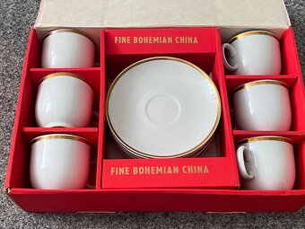 hrnek hrneček porcelán retro porcelán hrnek podšálek koflík - 2