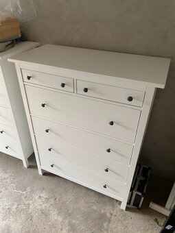 IKEA Hemnes se 6 zásuvkami - bílá lesklá - 2