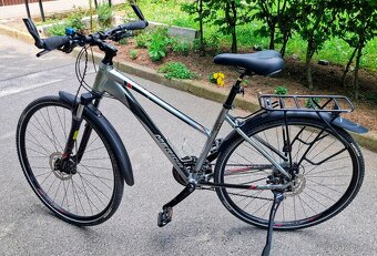 Dámské krosové kolo MERIDA Crossway 100 Shiny Dark Silver - 2