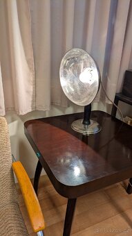 Starožitná lampa poniklovaná 1920-1930 - 2