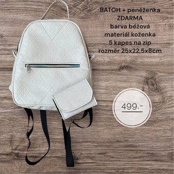 Batoh s peněženkou - 2