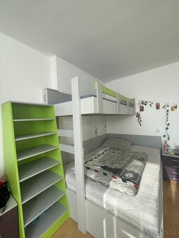 Patrová postel včetně schodů - 2
