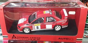 Mitsubishi lancer evo WRC 1:18 Autoart rarita rally McRae - 2