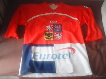 Starý hokejový reprezentační dres Jaromíra Jágra - 2