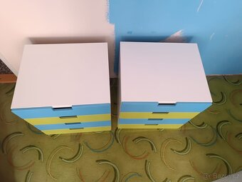2xšuplíky + 1x lavice IKEA - 2