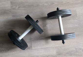 Jednoruční činky nakládací 17kg x 2 (34kg) - 2
