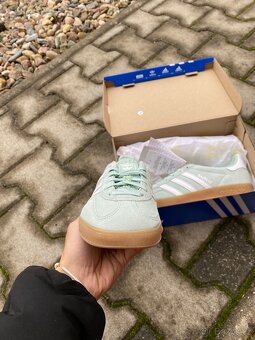 💚 Adidas Gazelle Indoor Ash Green - 2