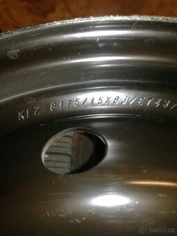 Plechový disk Alcar 6x15 4x100 Renault Dacia 3 ks KFZ 8175 - 2