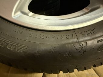 R15 ORIG.ZIMNÍ ALU KOLA HONDA JAZZ/ INSIGHT 185/60/15 ZÁNOVN - 2