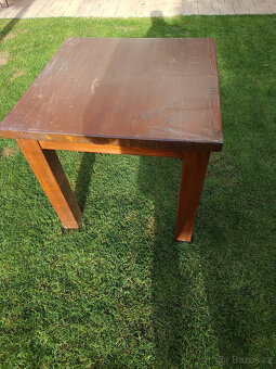 Stůl masiv 80x80 - 2