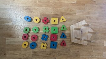 dřevěné hračky - kostky - 2