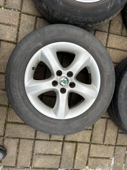 4x alu disky 5x100 R15, škoda, vw, seat, audi - 2