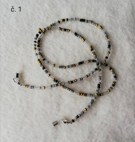 Korálky na brýle a roušky - 2