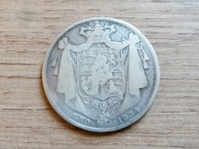 Anglie stříbro 1/2 Crown 1834 král Vilém IV. stříbrná mince - 2