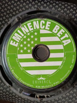 Eminence BETA-12A reproduktor velká sleva - 2