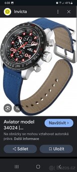 Invicta Aviator model 34024...Limited edition 1002/3500 - 2