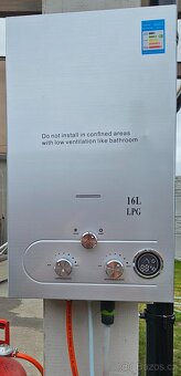Boiler ohřev teplé vody 16l na plyn LPG - 2
