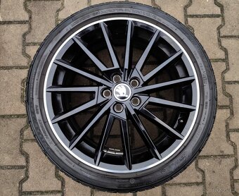 Alu kola originál Škoda Fabia III, Rapid 5x100 R17 Torino - 2