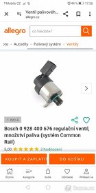 Audi a jiné regulační ventil dávkování paliva.. Org - 2