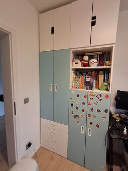 Ikea -Stuva modra/bílá - 2