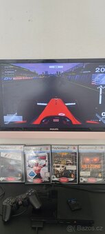 PlayStation 2 Slim Black SCPH-90004 Viz foto - 2