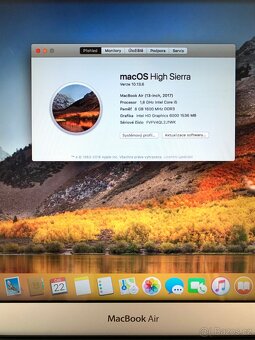 MacBook Air A1466, 2017, 8GB RAM, 128GB SSD, Intel i5 - 2