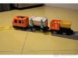 Duplo vlak, kolej, držáky klád dřeva - 2