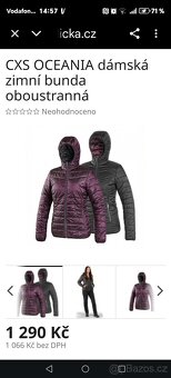 Dámská oboustranná bunda velikost l značka cxs - 2