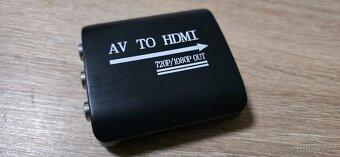 PS1,PS2,PS3,XBOX,N64,Wii,DVD,VHS převodník z AV do HDMI - 2