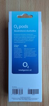 NOVÁ bezdrátová sluchátka O2 pods bílá - 2