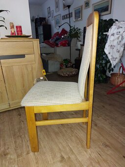 Čalouněné jídelní židle 6 ks - 2