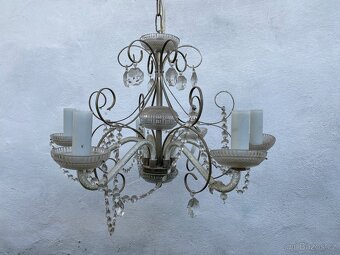 lustr křišťálový starý lustr ověsy křišťálový lustr - 2