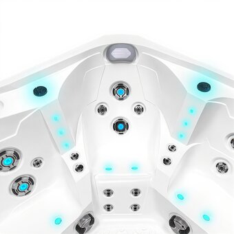 Luxusní vířivka pro 9 osob – TOP výbava, BALBOA, extra izola - 2