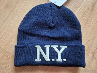 Čepice N.Y. terranova nová modrá zimní - 2