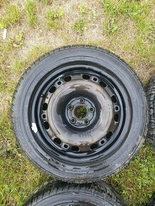 plechové disky na škoda R15 5x100 ET43 letním pneu - 2