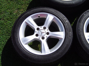 4 XLETNÍ HLINÍKOVÁ KOLA ORIGINÁL MB..205/225/55/50 R16. TOP - 2