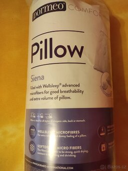 2x Polštář Dormeo Pillow Siena 50x70 cm - nové - 2