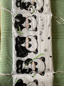 Mantinel do postýlky Panda 180 cm - 2