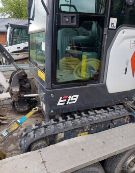 Minibagr bagr bobcat e19 ne kubota.yanmar. - 2