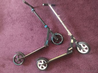 koloběžka scooter velká kola 200mm hliníková skládací - 2