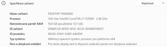 HP Victus 16,1" / 144 Hz / i7-13700H / RTX 4050 / 16 GB - 2
