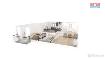 Pronájem bytu 2+1, 83 m², OV Plzeň, ul. nám. Milady Horákové - 2