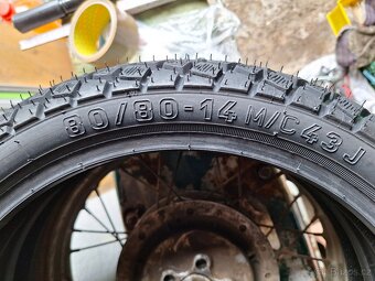 Nové pneu 80/80-14" HEIDENAU K66 - 2