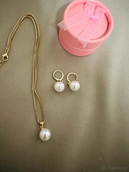 Sada s imitací perel - 2