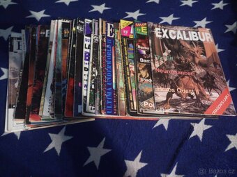 EXCALIBUR - staré POČÍTAČOVÉ HERNÍ časopisy - 44ks - 2