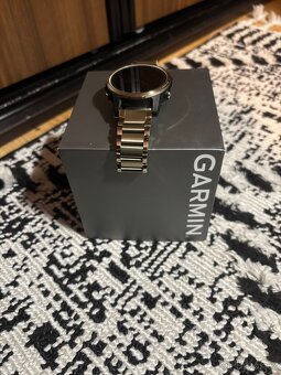 Garmin Fenix 5S Sapphire Goldtone – sportovní chytré hodinky - 2